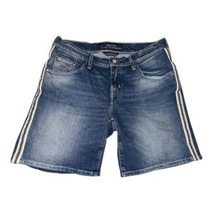 Jacob Cohen Denim Side Stripe Shorts 28